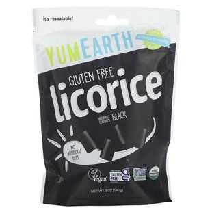 Органическая лакрица, Черная, YumEarth, 5 унц. (142 г) купить в Киеве и Украине