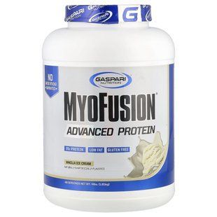 MyoFusion, Усовершенствованный протеин, Ванильный пломбир, Gaspari Nutrition, 1814 г (4 lbs) купить в Киеве и Украине