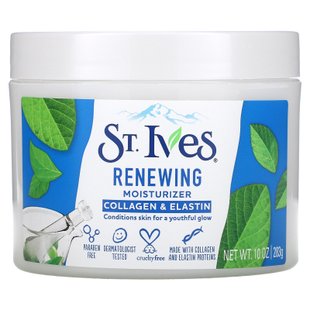 Увлажняющий крем для лица с коллагеном и эластином St. Ives (Renewing Collagen and Elastin Moisturizer) 283 г купить в Киеве и Украине