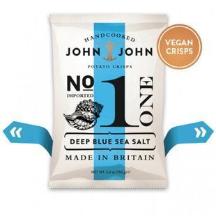 Чипсы картофельные с морской солью John & John 40 г купить в Киеве и Украине