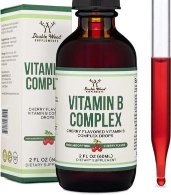 Комплекс вітамінів групи Б Double Wood (Vitamin B Complex) смак вишні 60 мл
