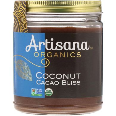Кокосовое масло органик Artisana (Coconut Cacao Bliss) 227 г купить в Киеве и Украине