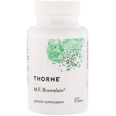 Бромелайн MF Thorne Research (MF Bromelain) 60 рослинних капсул