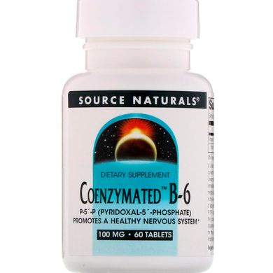 Коензим вітаміну В6 Source Naturals (Coenzymated B-6) 100 мг 60 таблеток