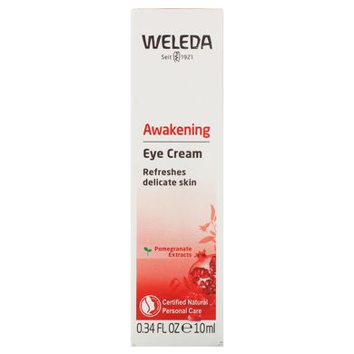 Пробуджує крем для очей, для всіх типів шкіри, Awakening Eye Cream, All Skin Types, Weleda, 0,34 рідкої унції (10 мл)