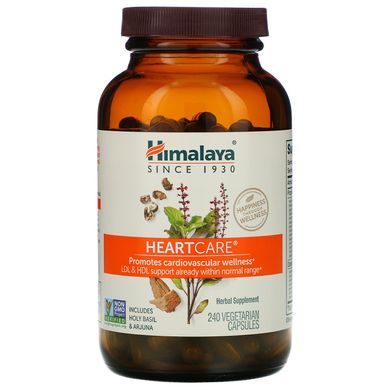 HeartCare, Himalaya, 240 рослинних капсул