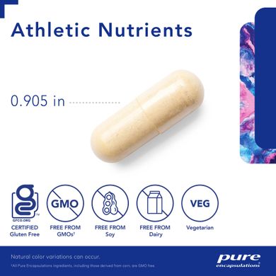 Спортивные питательные вещества Pure Encapsulations (Athletic Nutrients) 180 капсул купить в Киеве и Украине