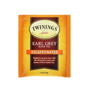 Черный чай Эрл грей без кофеина Twinings (Earl Grey Black Tea) 25 чайных пакетиков 43 г купить в Киеве и Украине