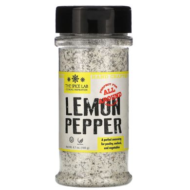 Лимонный перец The Spice Lab (Lemon Pepper) 190 г купить в Киеве и Украине