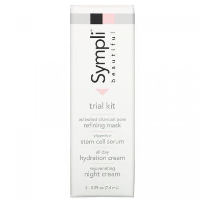 Набір пробників догляду за шкірою Sympli Beautiful (Sympli Beautiful Trial Kit) 4 шт по 7,4 мл