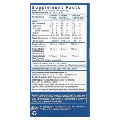 Organic Baby Elderberry Drops, Age 4 Months+, Mommys Bliss, 90 мл
