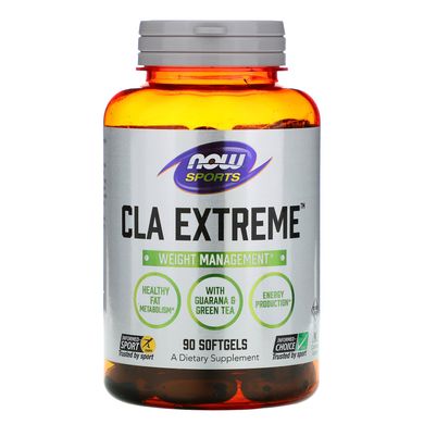 КЛК кон'югована лінолева кислота Now Foods (CLA Extreme) 750 мг 90 капсул