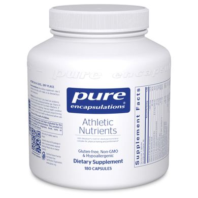 Спортивні поживні речовини Pure Encapsulations (Athletic Nutrients) 180 капсул