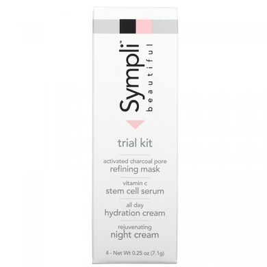 Набір пробників догляду за шкірою Sympli Beautiful (Sympli Beautiful Trial Kit) 4 шт по 7,4 мл