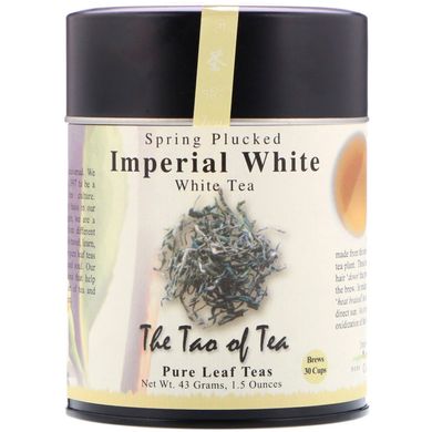 Білий чай з весняних бруньок, Imperial White, The Tao of Tea, 1,5 ун (43 г)