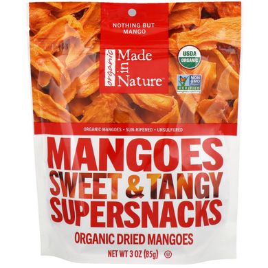 Манго сушений органік Made in Nature (Mangos) 85 г