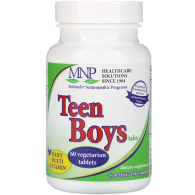 Мультивітаміни для хлопчиків-підлітків Michael's Naturopathic (Multi-Vitamin) 60 таблеток