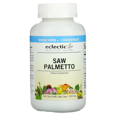 Со Пальметто Eclectic Institute (Saw Palmetto) 600 мг 240 капсул