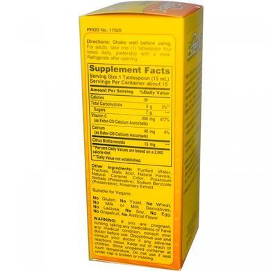 Естер С з біофлавоноїдами ягоди American Health (Ester-C Liquid) 237 мл