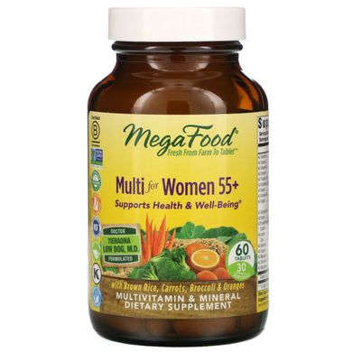 Вітаміни для жінок 55+ MegaFood (Multi For Women) 60 таблеток
