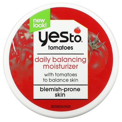 Yes To, Щоденний балансуючий зволожуючий крем, помідори, 1,7 рідких унцій (50 мл)