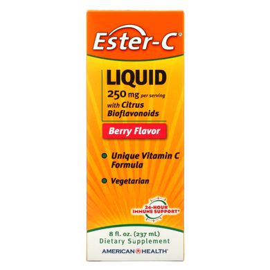 Естер С з біофлавоноїдами ягоди American Health (Ester-C Liquid) 237 мл