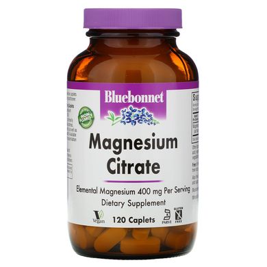 Цитрат магнію Bluebonnet Nutrition (Magnesium Citrate) 400 мг 120 капсул