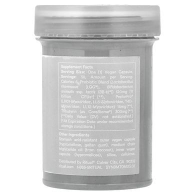 Ritual, Synbiotic+&reg;, Mint, 30 Vegan Capsules