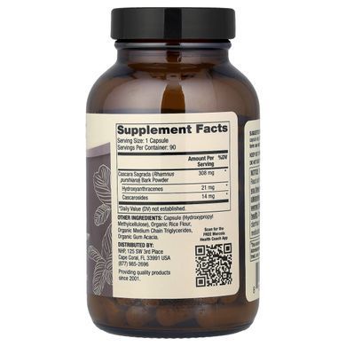 Cascaro city Dr. Mercola (Cascara Sagrada) 308 mg, 90 capsules