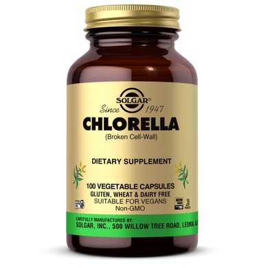 Хлорела Solgar (Chlorella) 520 мг 100 капсул