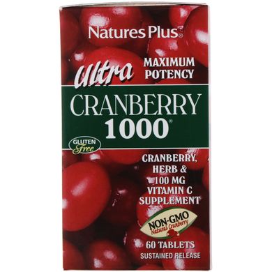 Ультра Журавлина 1000 Nature's Plus (Cranberry 1000) 60 таблеток