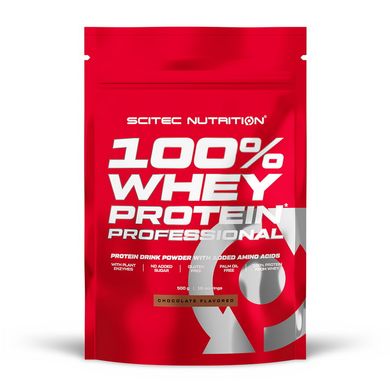 100% Whey Protein Professional Scitec Nutrition 500 g chocolate купить в Киеве и Украине