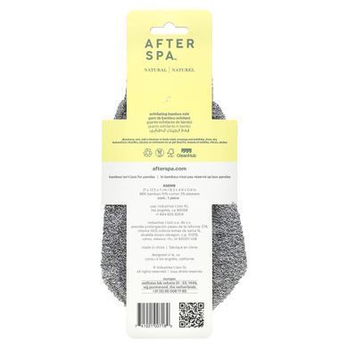 Отшелушивающая бамбуковая варежка, Exfoliating Bamboo Mitt, AfterSpa, 1 шт купить в Киеве и Украине