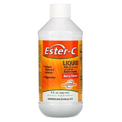 Естер С з біофлавоноїдами ягоди American Health (Ester-C Liquid) 237 мл