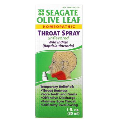 Спрей для горла гомеопатичний оливкова олія Seagate 30 мл