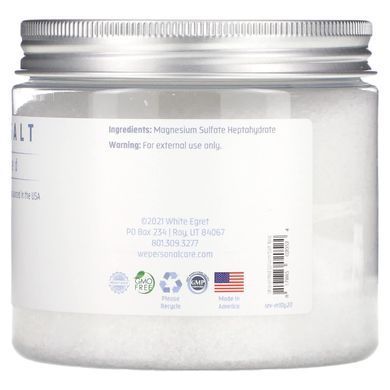 English Salt, White Egret Personal Care, 454 g