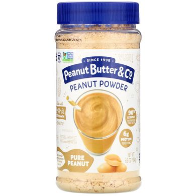 Арахісовий порошок, чистий арахіс, Peanut Butter,Co, 6,5 унц (184 г)