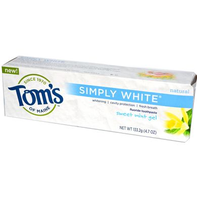 Зубной гель отбеливающий Tom's of Maine (Toothpaste) 133 г купить в Киеве и Украине