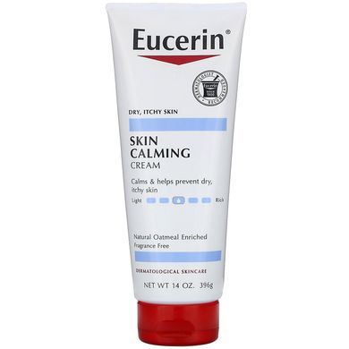 Успокаивающий увлажняющий крем для сухой зудящей кожи без запаха Eucerin (Skin Calming Creme) 396 г купить в Киеве и Украине