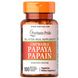 Папайя Папаїн, Papaya Papain, Puritan's Pride, 57 мг, 100 жувальних таблеток фото