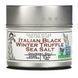 Gourmet Salt, Italian sea salt with black truffles, Gustus Vitae, 76 g (2.8 ounces)