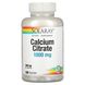 Кальций цитрат, Calcium Citrate, Solaray, 1000 мг, 120 вегетарианских капсул фото