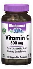 Вітамін С Bluebonnet Nutrition (Vitamin C) 500 мг 180 гелевих капсул