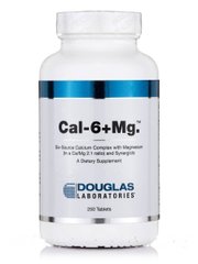 Кальцій та Магній Douglas Laboratories (Cal-6 + Mg) 250 таблеток
