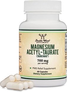 Double Wood Magnesium Acetyl-Taurate Brain and Nervous System Support (60 capsules)