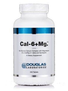 Кальций и Магний Douglas Laboratories (Cal-6 + Mg) 250 таблеток купить в Киеве и Украине