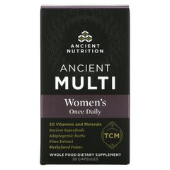 Axe / Ancient Nutrition, Ancient Multi, для жінок один раз на день, 30 капсул