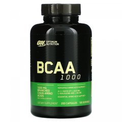 Комплекс аминокислот Optimum Nutrition (BCAA 1000) 200 капсул купить в Киеве и Украине