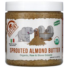 Органічне мигдальне масло з проростків, Organic Sprouted Almond Butter, Dastony, 227 г