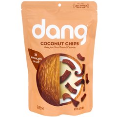 Кокосові чіпси, шоколад і морська сіль, Dang Foods LLC, 80 г (2,82 унц)